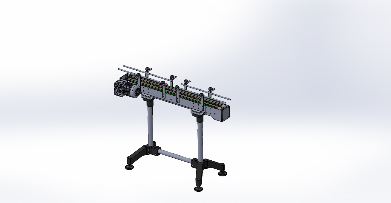 roufa输送链输送带模块3D图纸 STEP格式